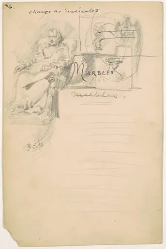 Study for "Marbles"