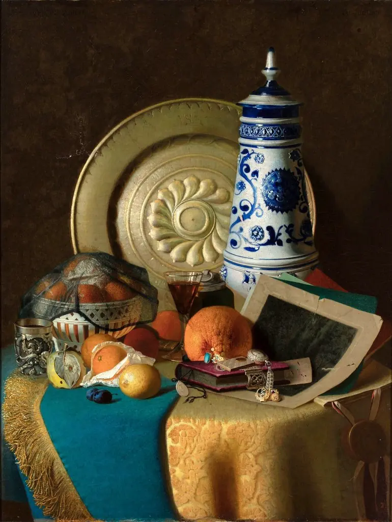 Still life with books