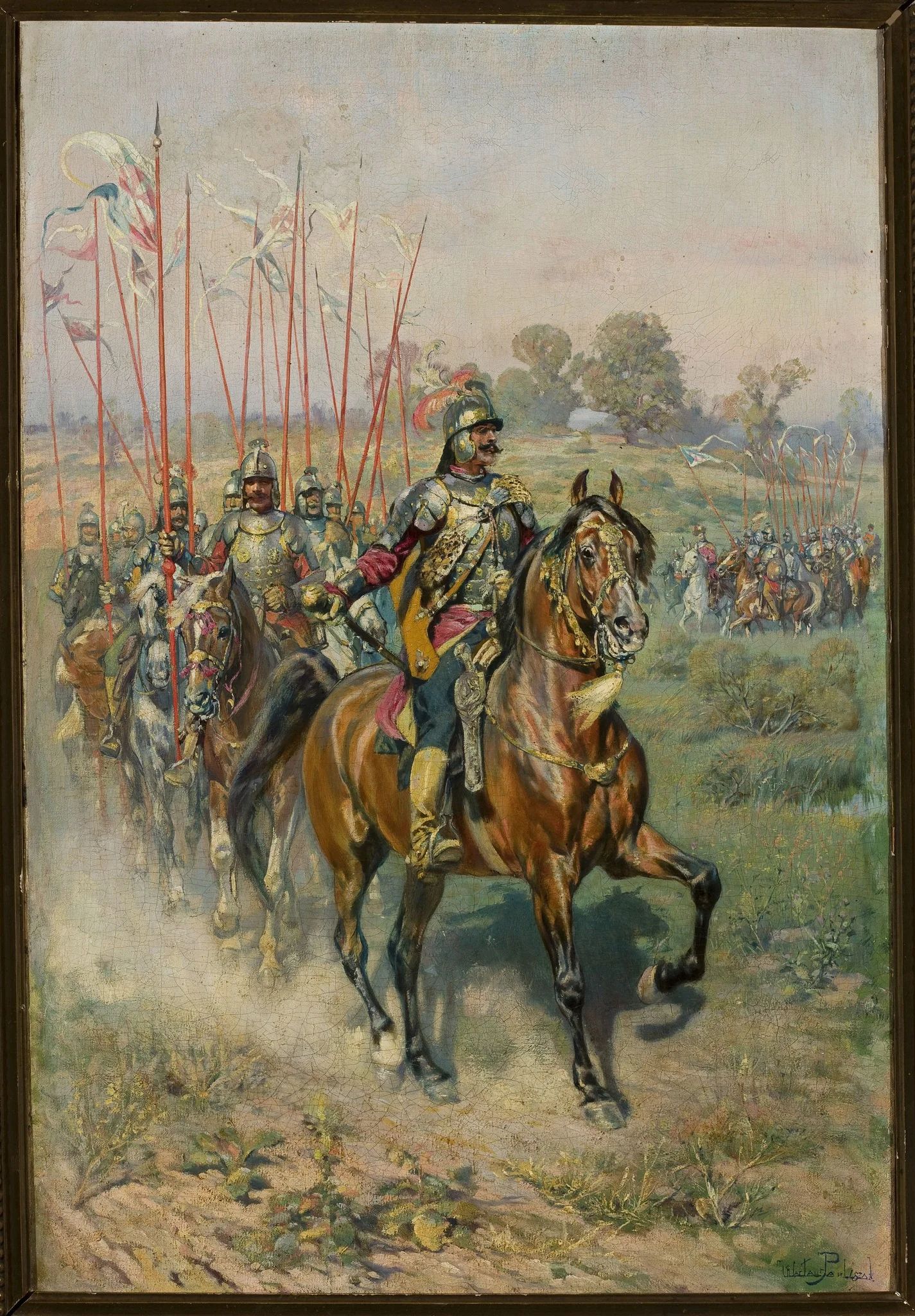 Procession of hussars