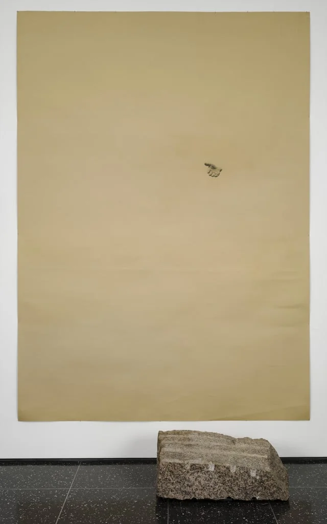 Untitled, by Giovanni Anselmo, graphite, 1983