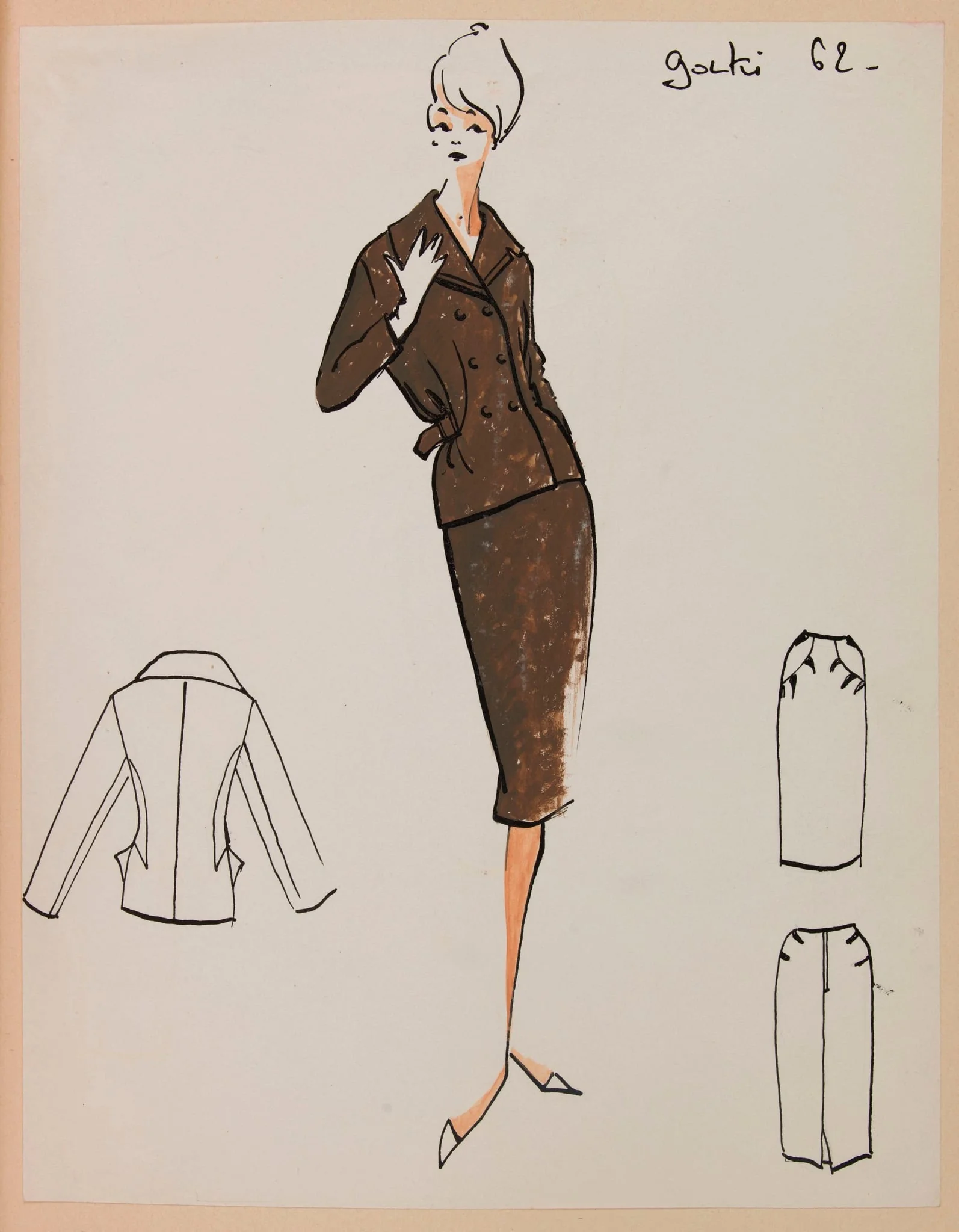 Gorki, by Carven, 1958