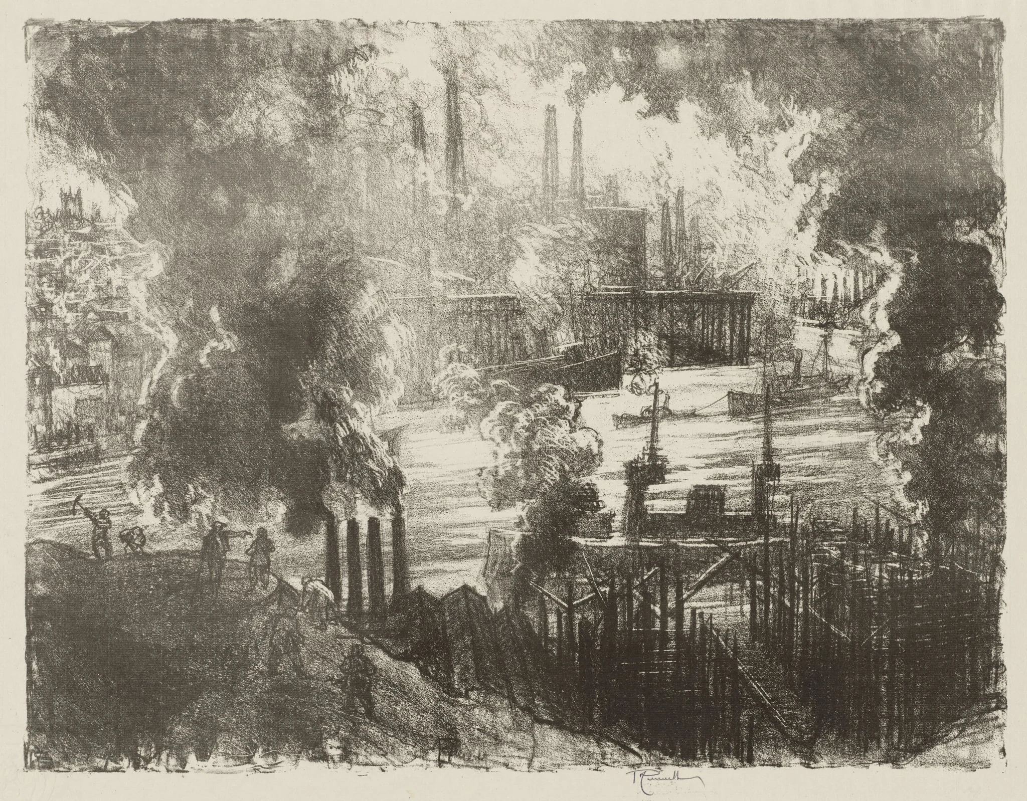 English War Work:  Munitions River