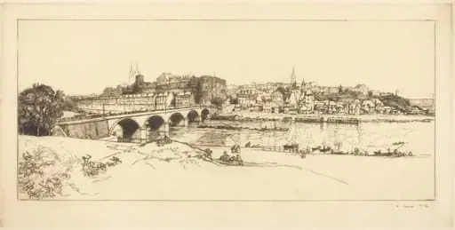 Angers - Panoramic View (Angers - Vue panoramique)