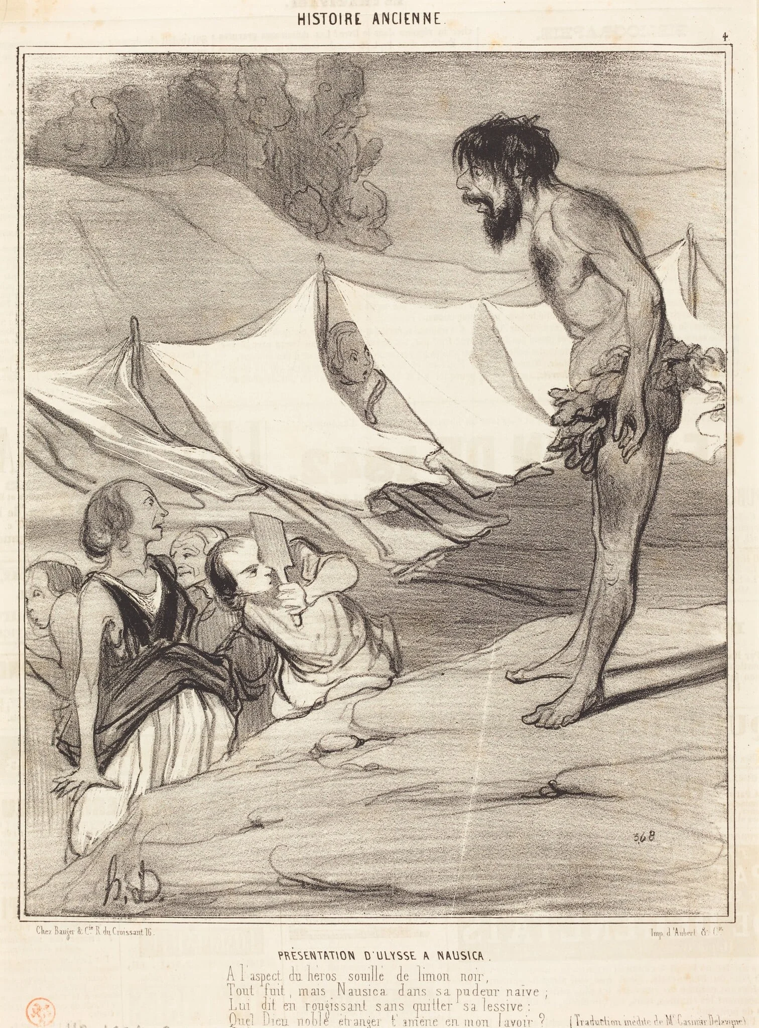 Présentation d'Ulysse a Nausica