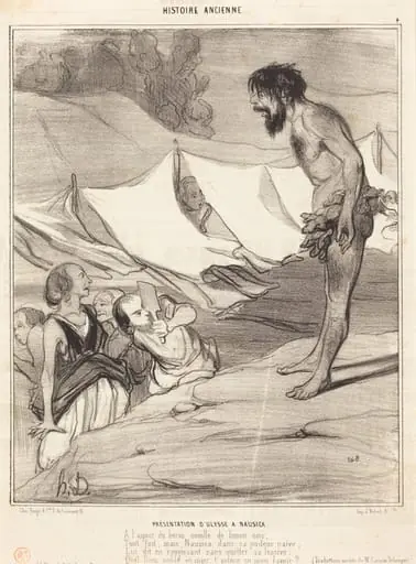 Présentation d'Ulysse a Nausica