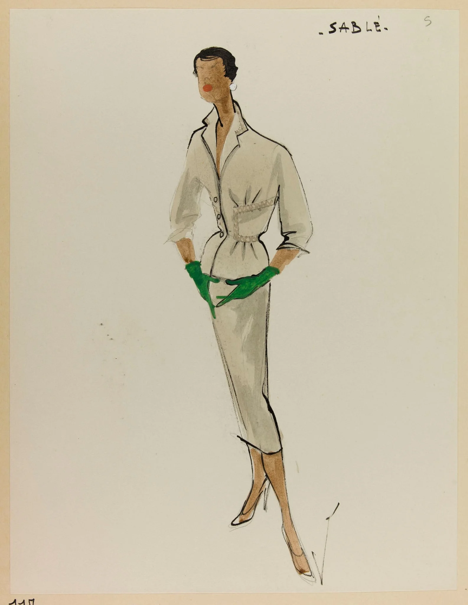 Sablé, by Carven, 1953