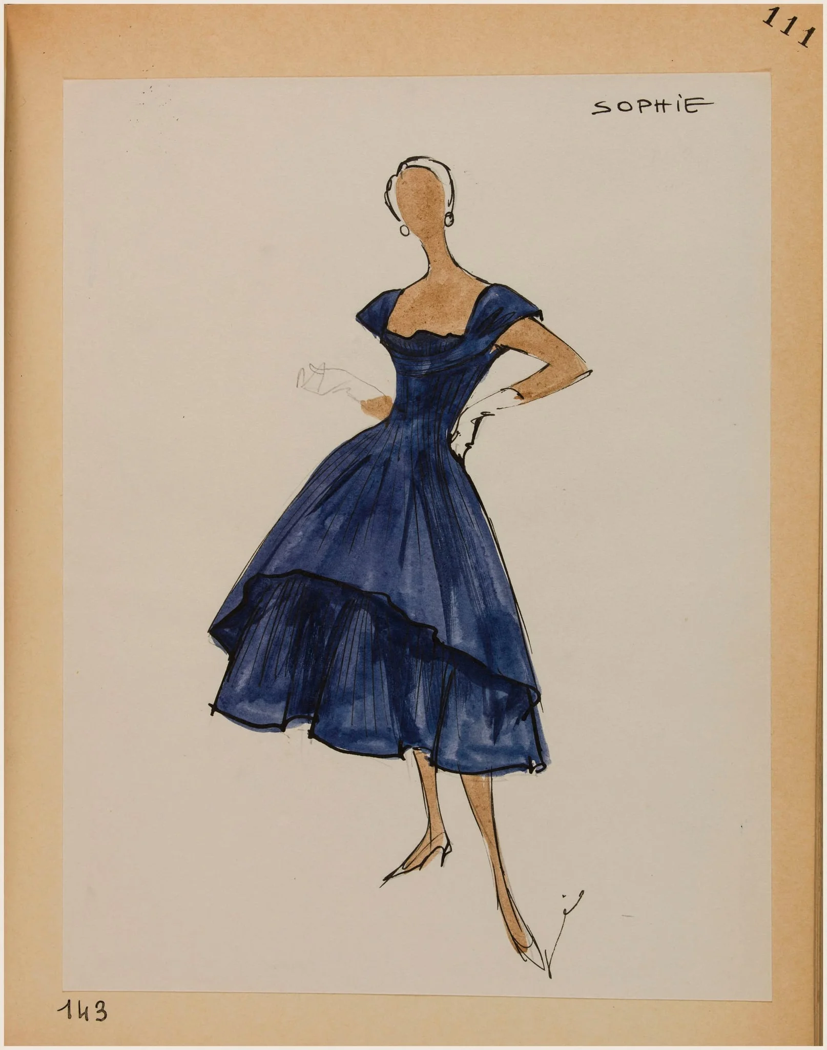 Sophie, by Carven, 1956