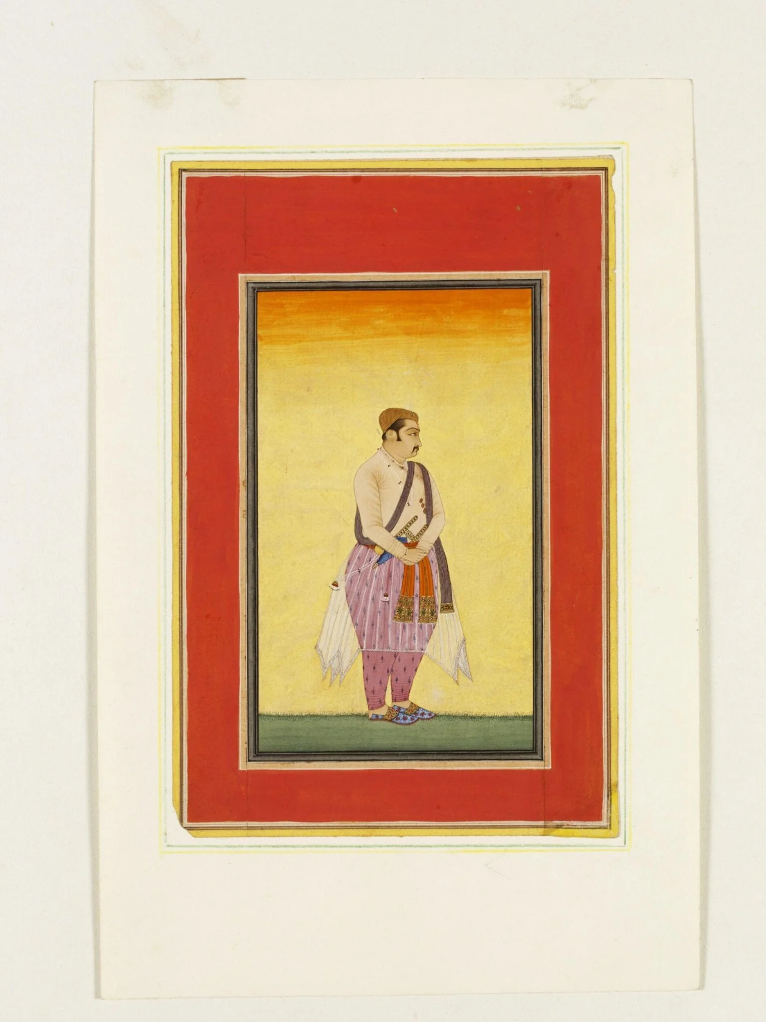 Raja Surjan Singh, by Unknown, paint, 1690