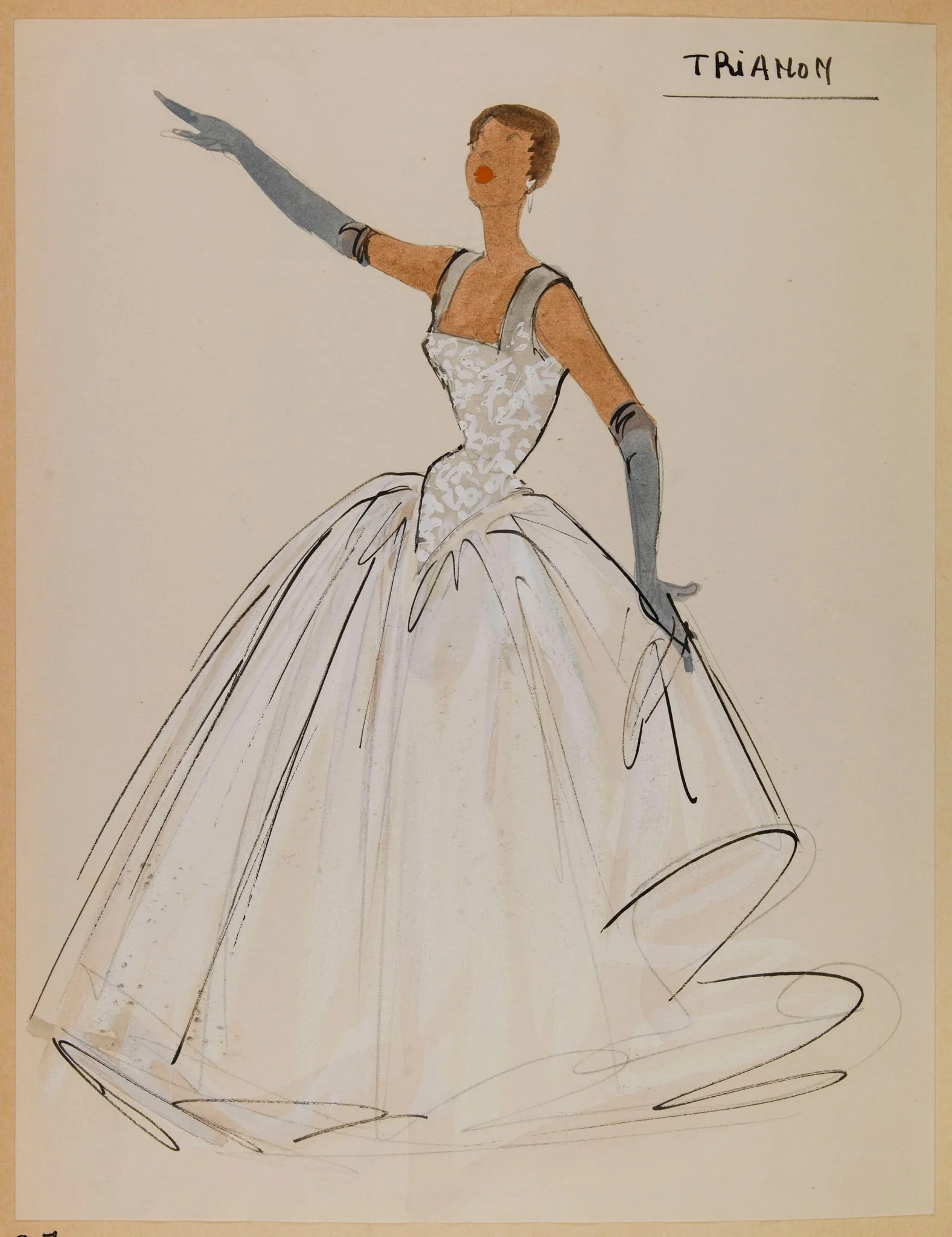 Trianon, by Carven, 1953