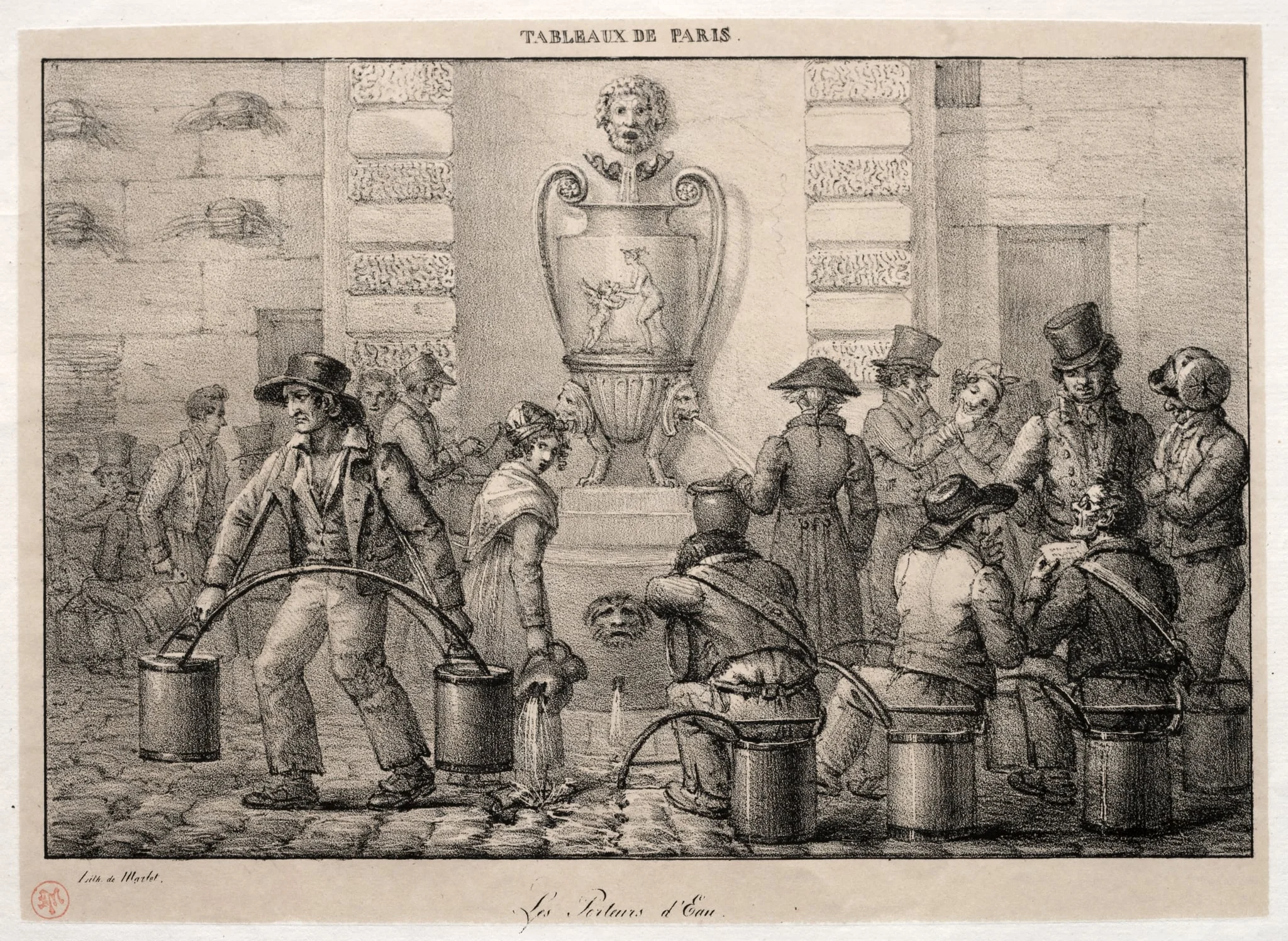 The Water Carriers, by Jean Henri Marlet, 1824