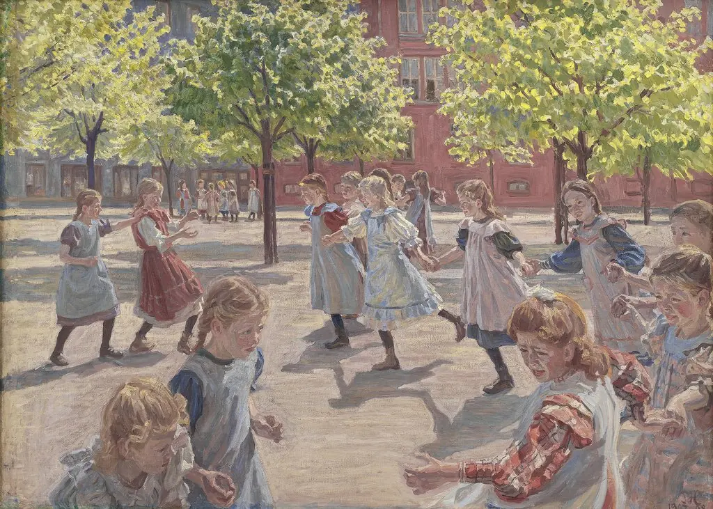 Playing Children, Enghave Square