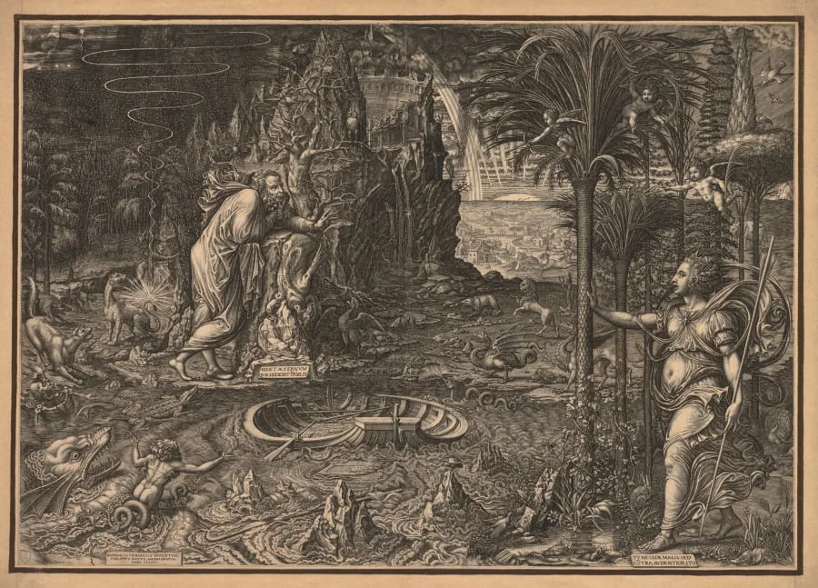 Allegory of Life, by Giorgio Ghisi, 1561