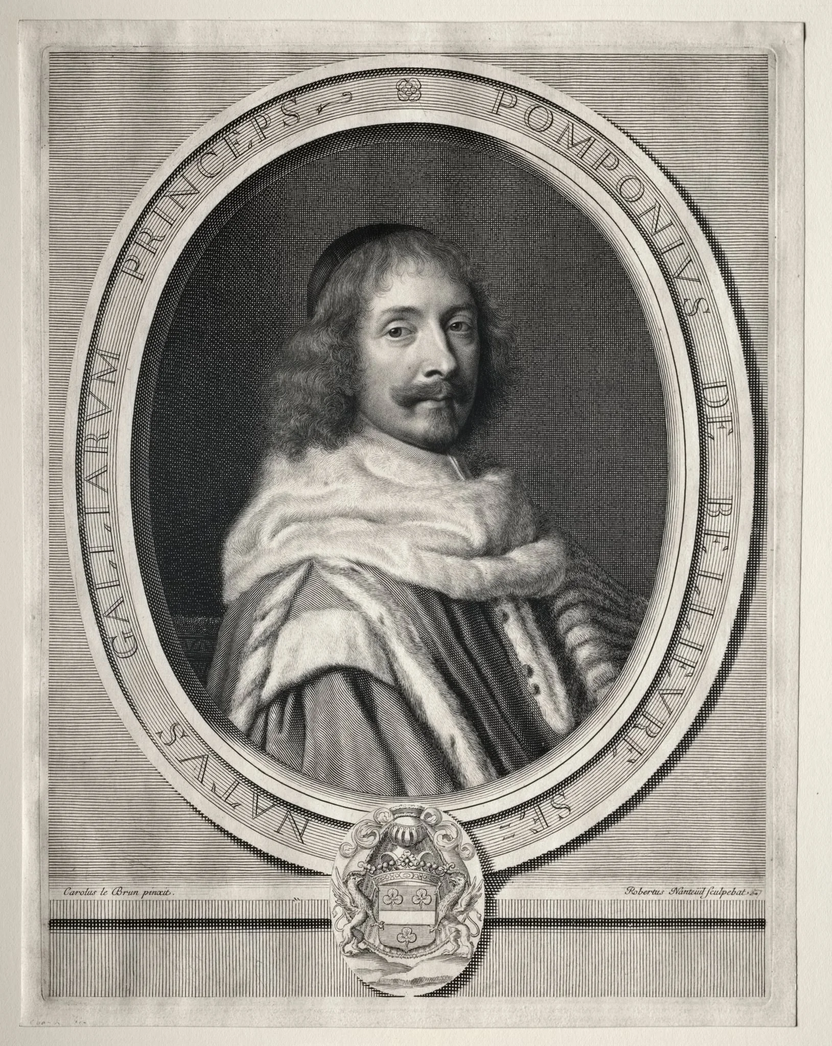 Pompone II de Bellière, by Robert Nanteuil, 1657