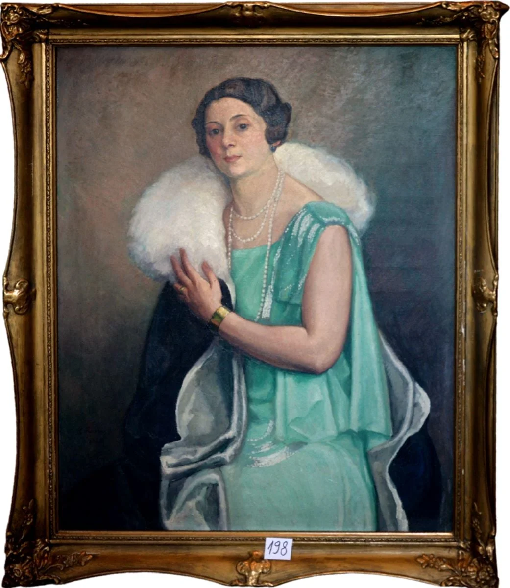 Fanny Rebreanu, by Camil Ressu, unspecified, 1928