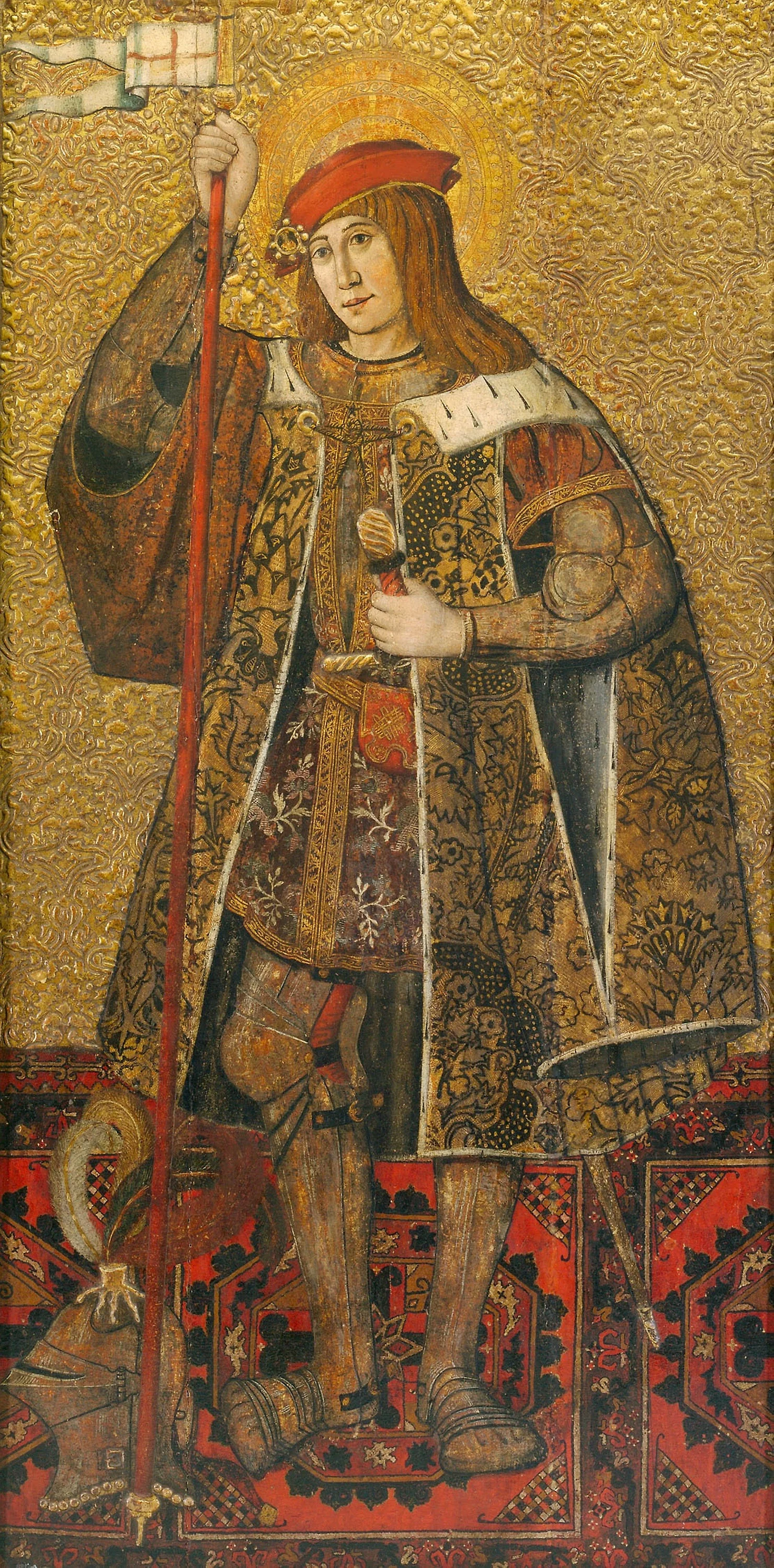 Warrior Saint, by Unknown, unspecified, 1498