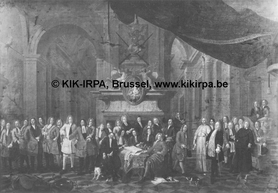The Fencer's Guild Receives J. Vermoelen, Abbot of Sint-Michiels