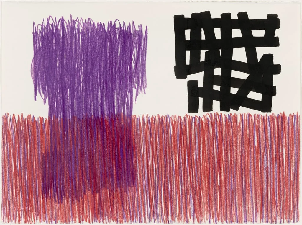 Untitled, by Jonathan Lasker, graphite, 2002