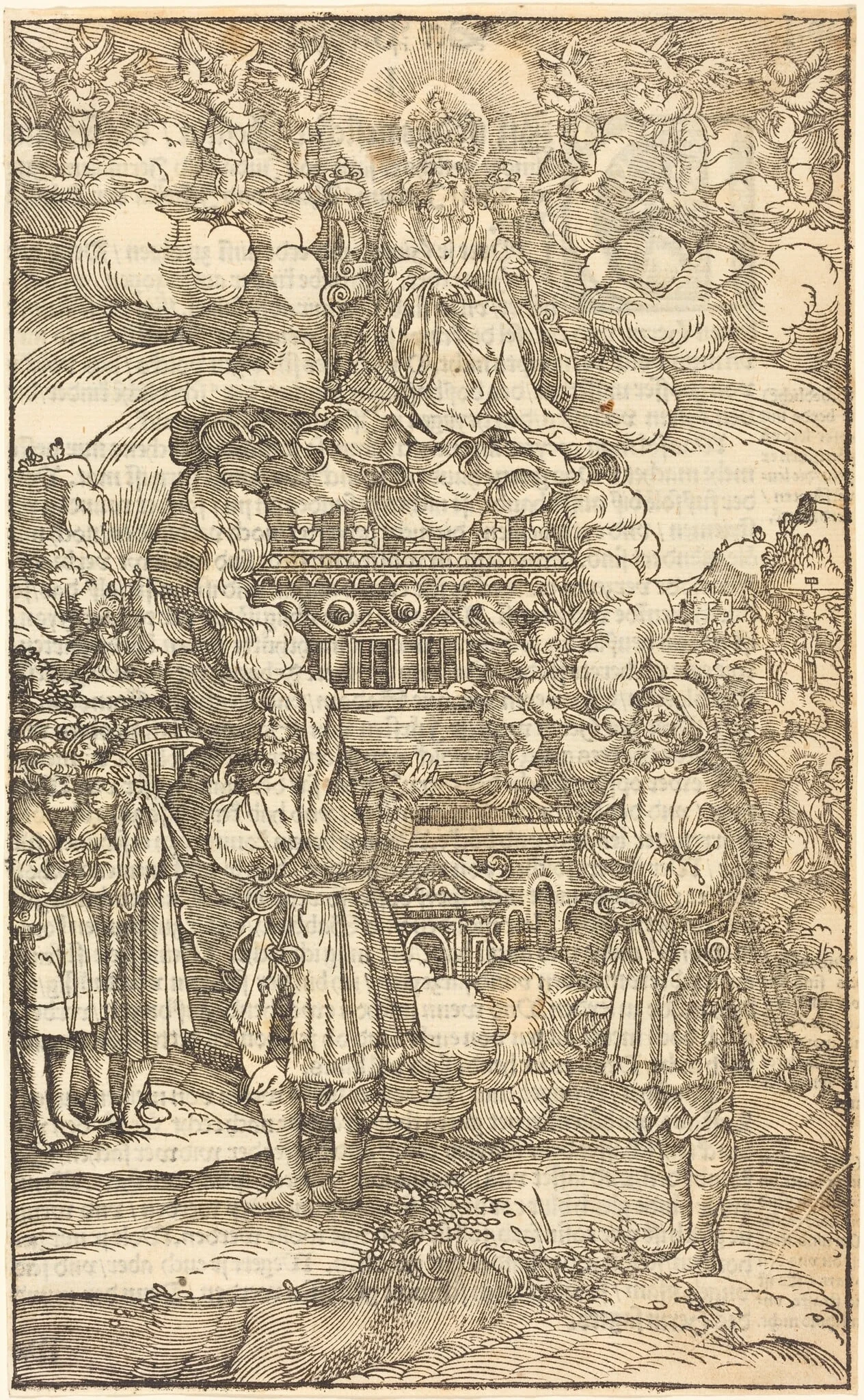 The Apocalypse, by German 16th Century, ink, 1550