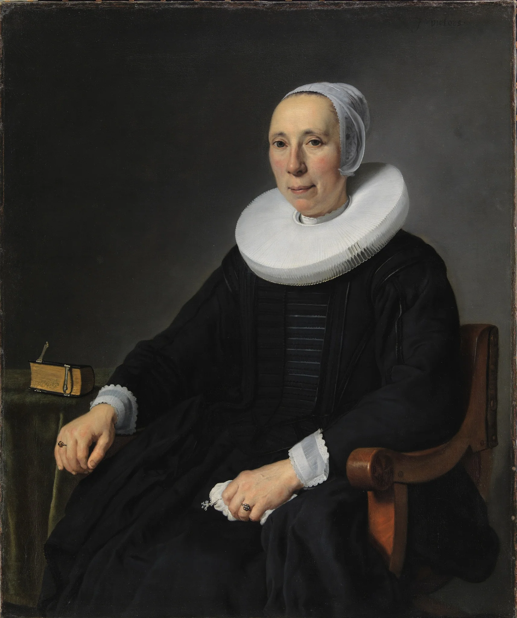Portrait of a Lady, by Jan Victors, oil, 1657