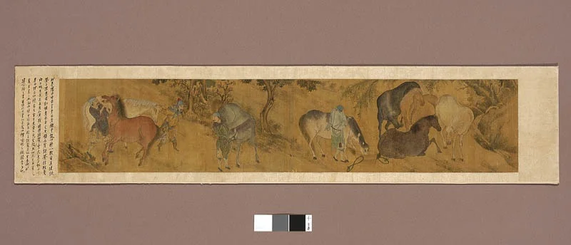 Osiem rumaków, by Zhao Yong, unspecified, 1334