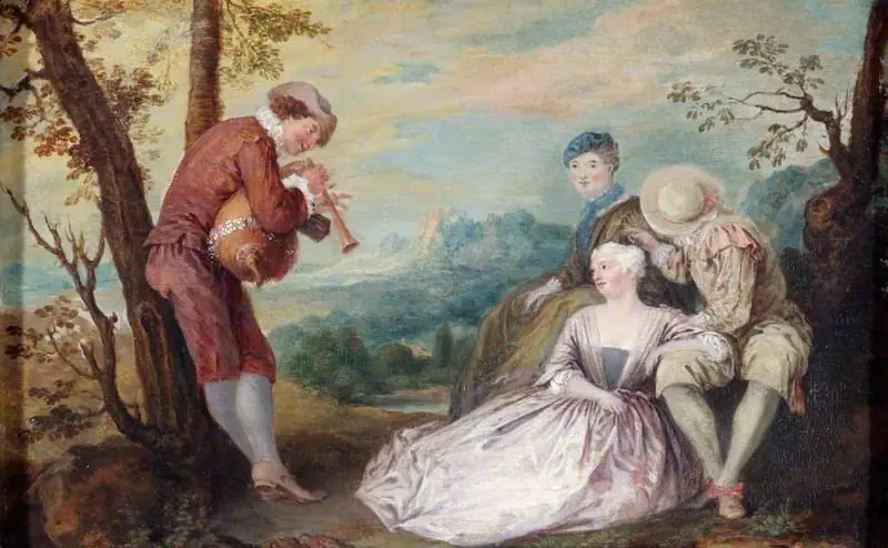 Figures in an Arcadian Landscape