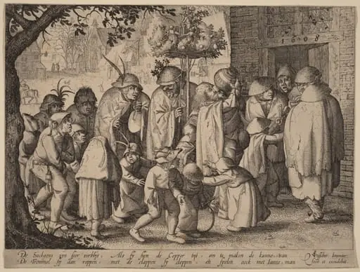 Procession of Feasting Lepers