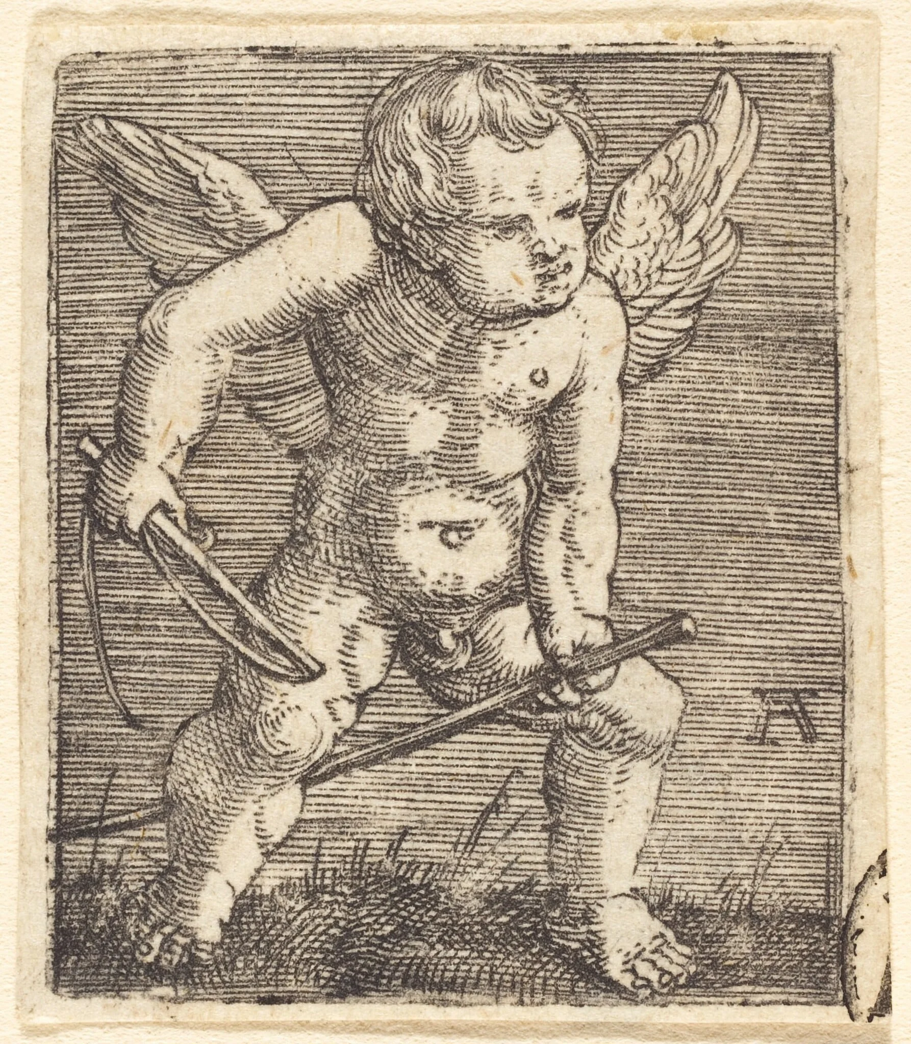Putto Riding a Hobby Horse