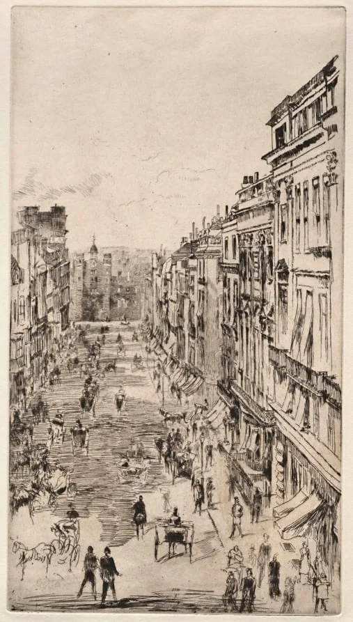 St. James Street, by James McNeill Whistler, 1878