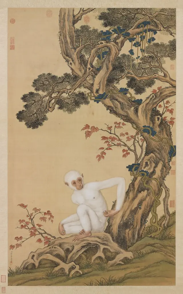 White Gibbon