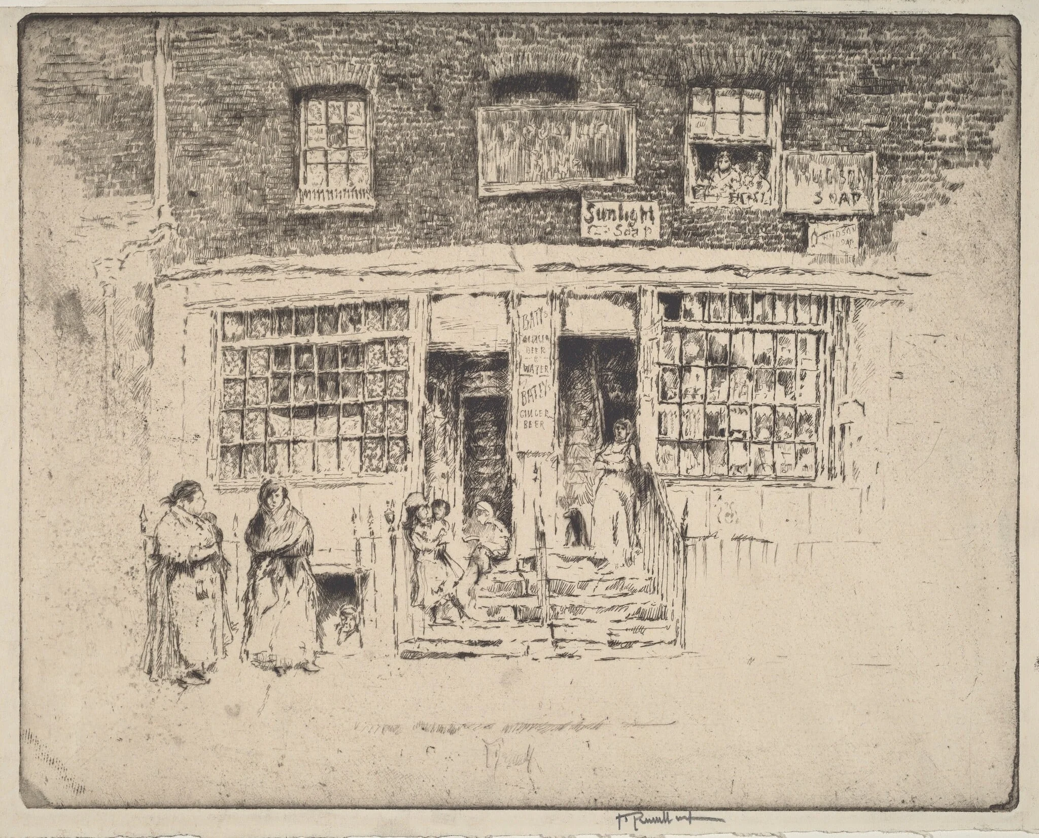 Sunlight Soap, by Joseph Pennell, ink, 1905