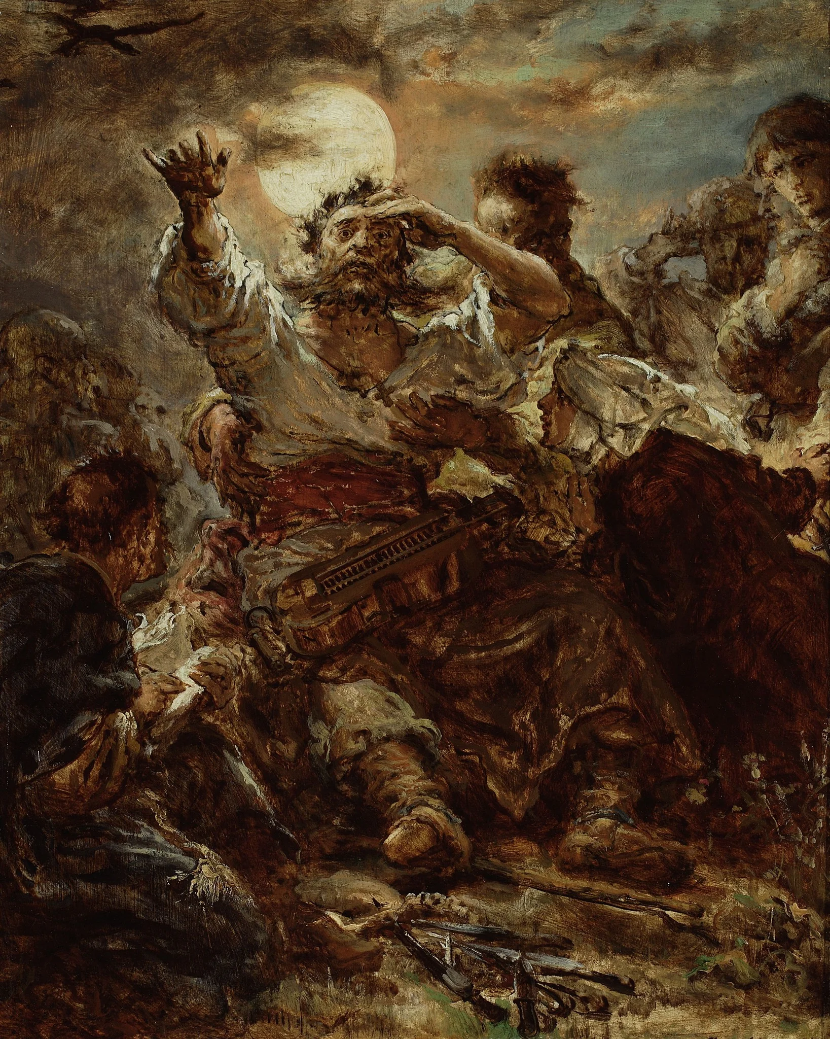 Sketch for the painting “Wernyhora”