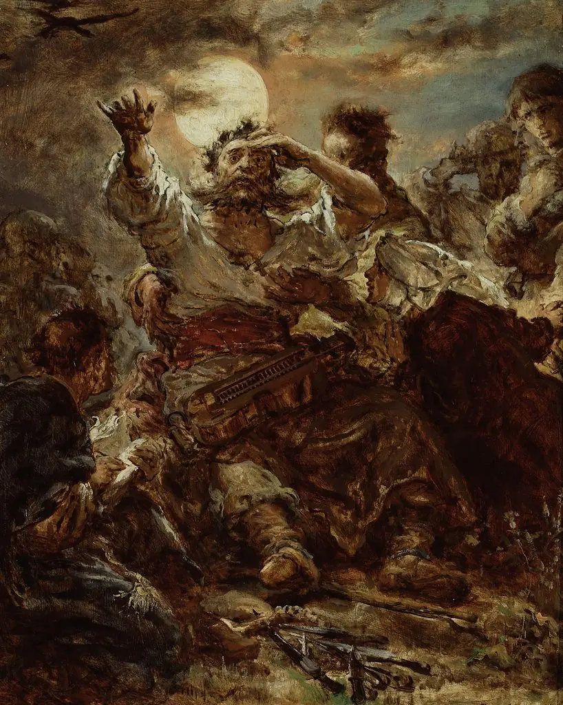 Sketch for the painting “Wernyhora”