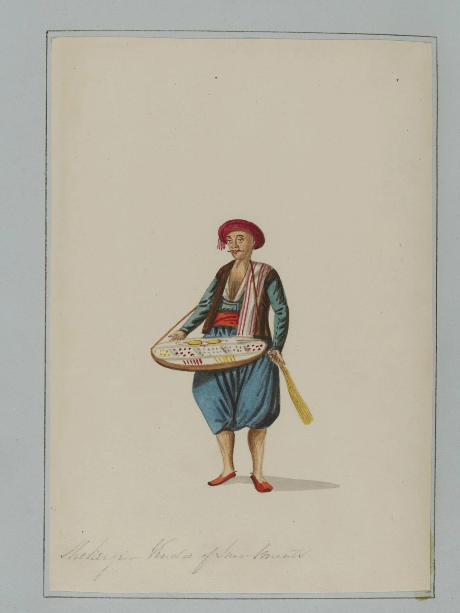 Servant bearing a present of Sweetmeats on Festival occasions -
