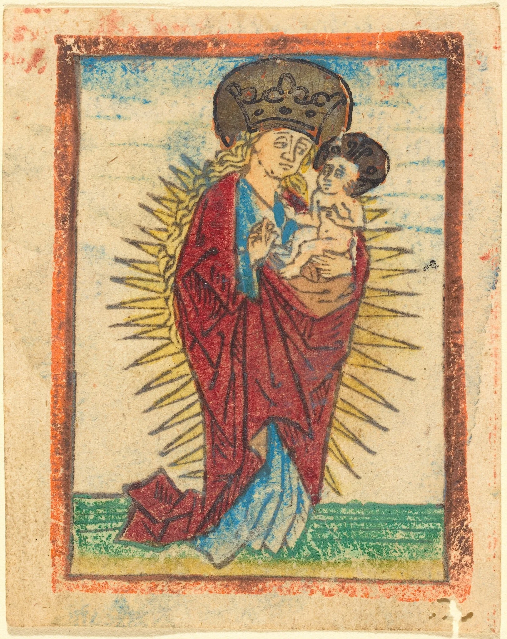 Madonna and Child in a Glory