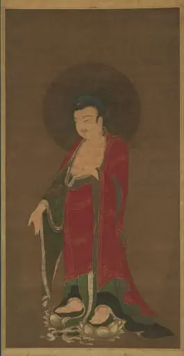 南宋 佚名 阿彌陀佛圖 軸|Buddha Amitabha Descending from His Pure Land