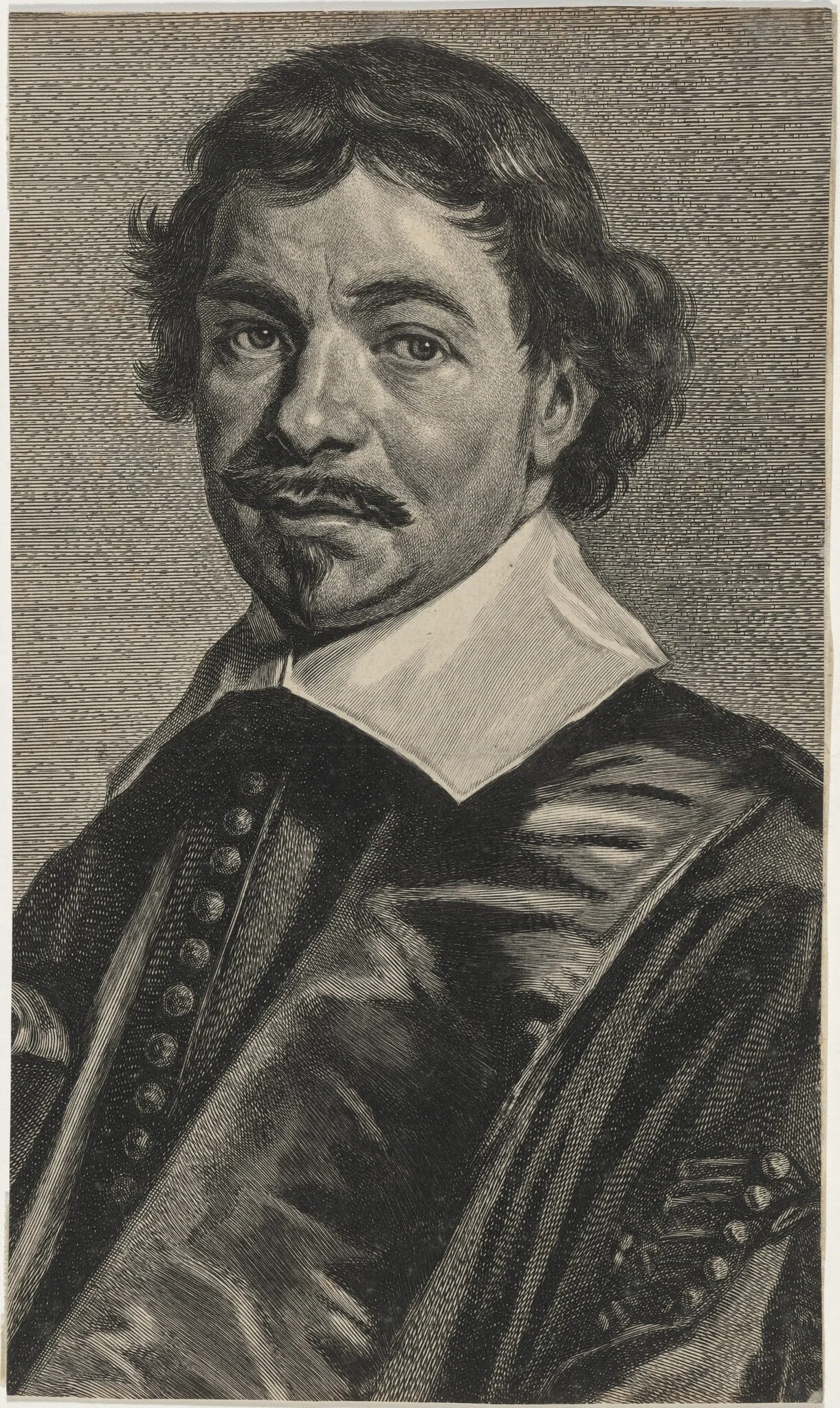 Johannes Hoornbeeck, by Jonas Suyderhoff, ink, 1651