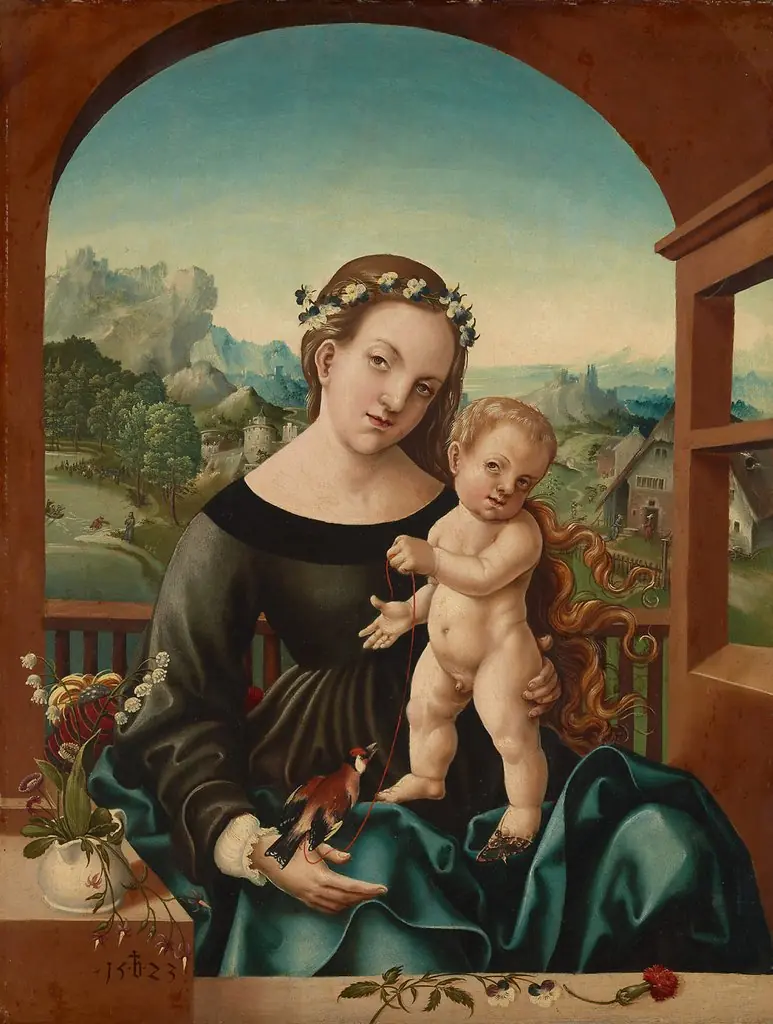 Mary with Child and Goldfinch 1523