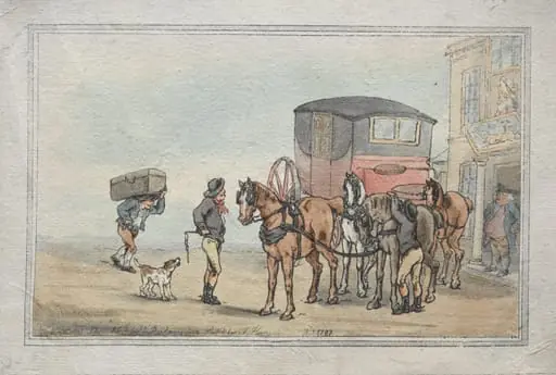 Postboys and Posthorses at the White Hart Inn