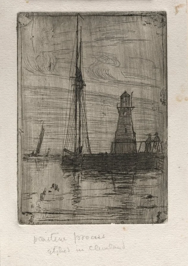 River Pier, by Otto Henry Bacher, 1890