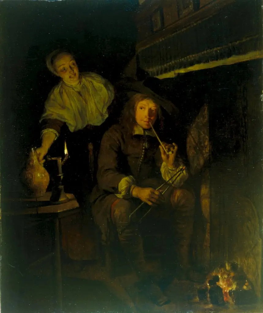The Smoker at the Fireside