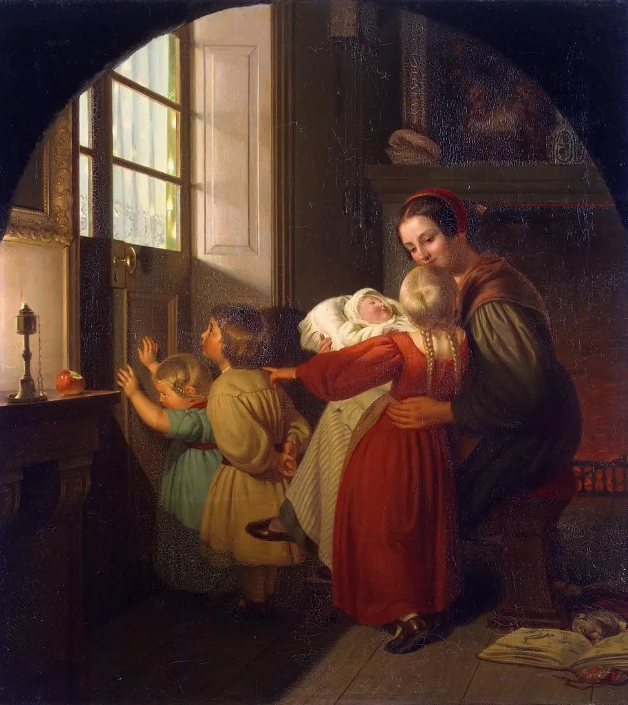 Children Expecting the Christmas Feast