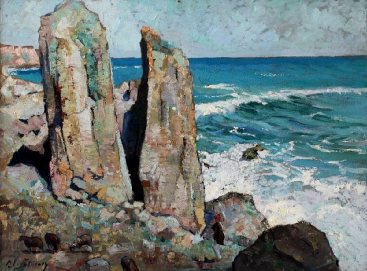 Stânci la mare