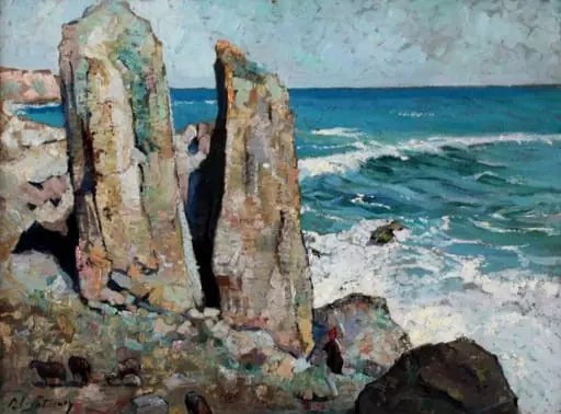 Stânci la mare