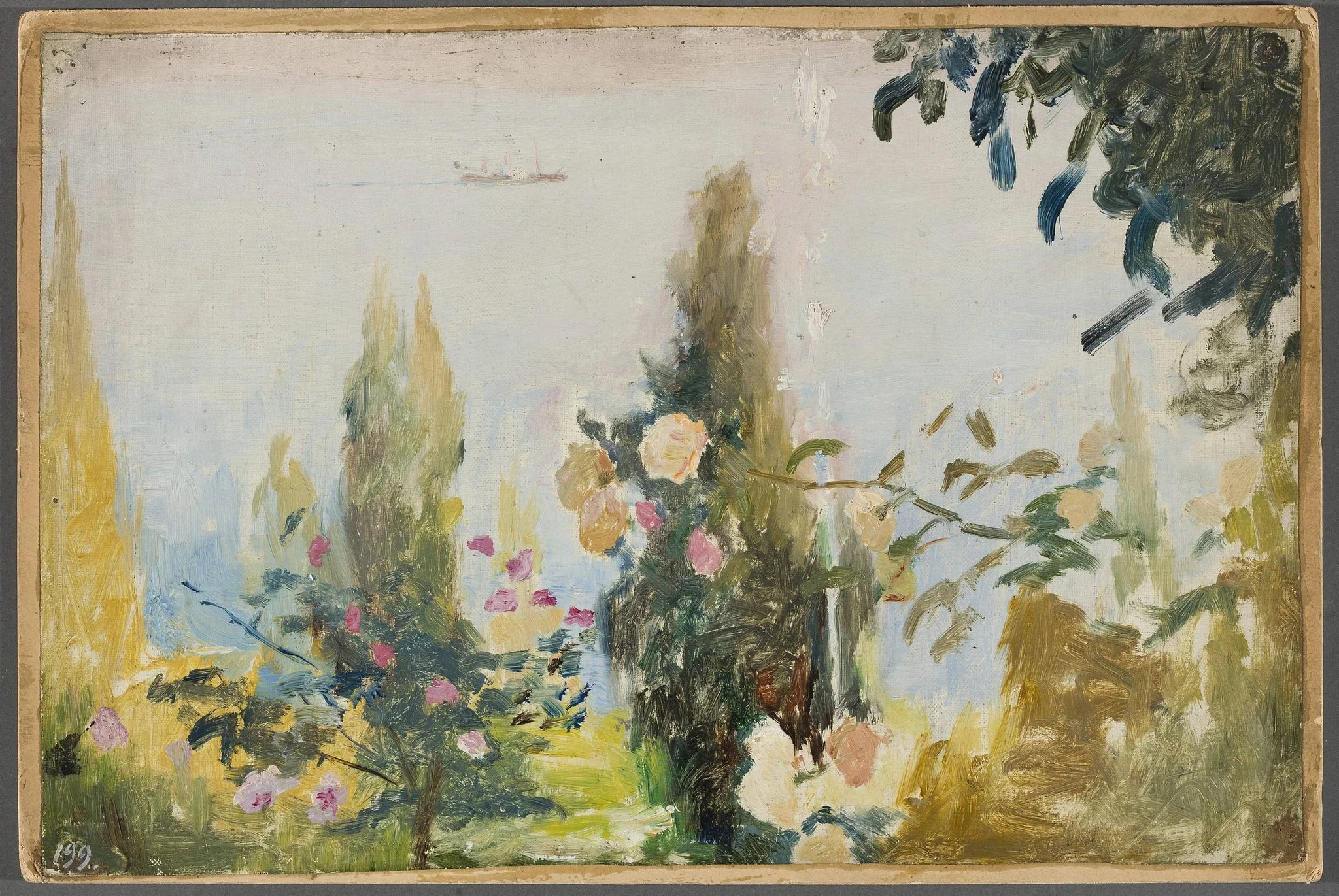 Garden of the Bakhchi-Dere villa in Yalta. From the journey to Crimea