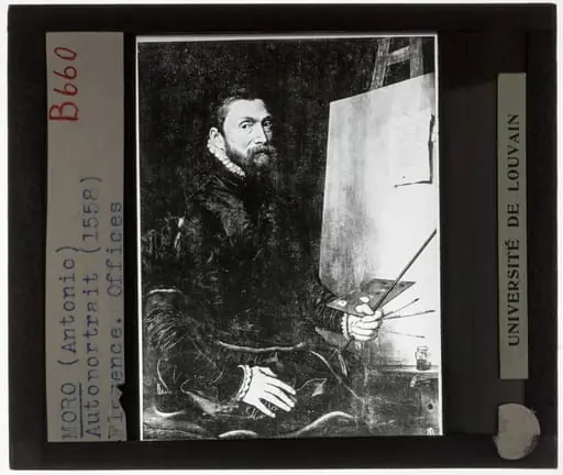 Anthonis Mor van Dashorst. Zelfportret