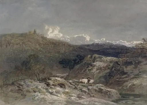 Mountainous landscape in 'Salvator Rosa's country'