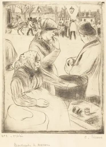 Chestnut Vendors (Marchands de marrons)