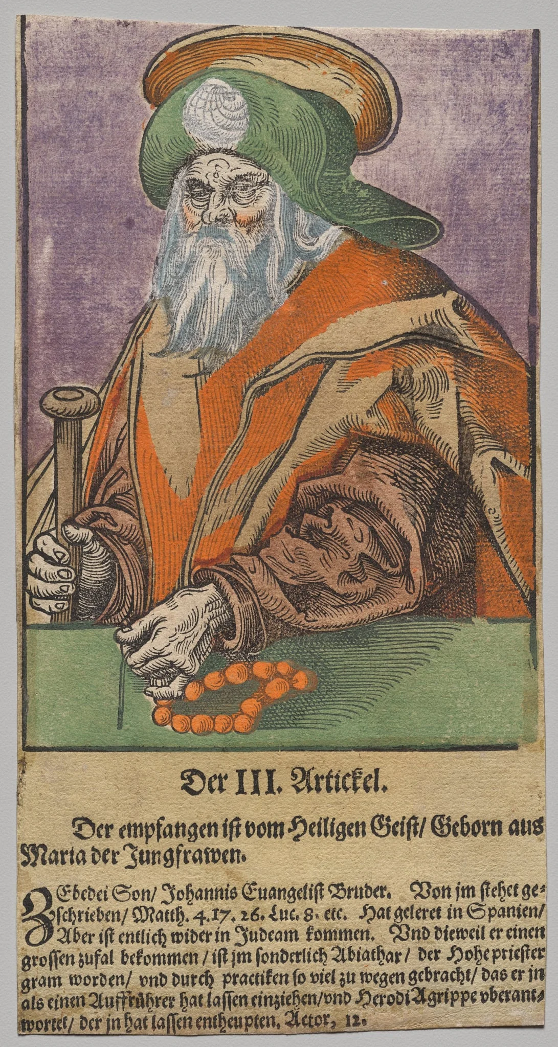 James the Greater from Christ, the Apostles, and Saint Paul, by After Lucas Cranach the Elder, 1564