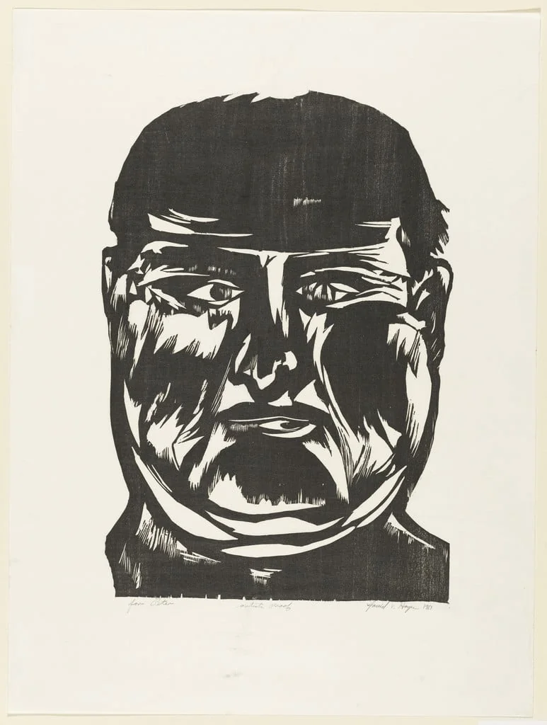 Untitled, by David V. Hayes, ink, 1963