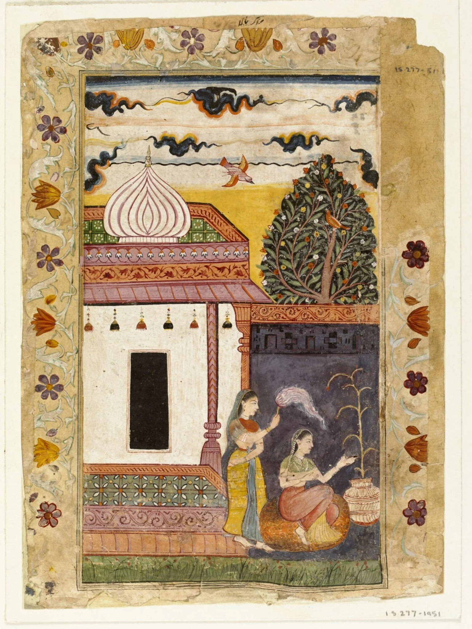 Gunakali Ragini, by Unknown, paint, 1635